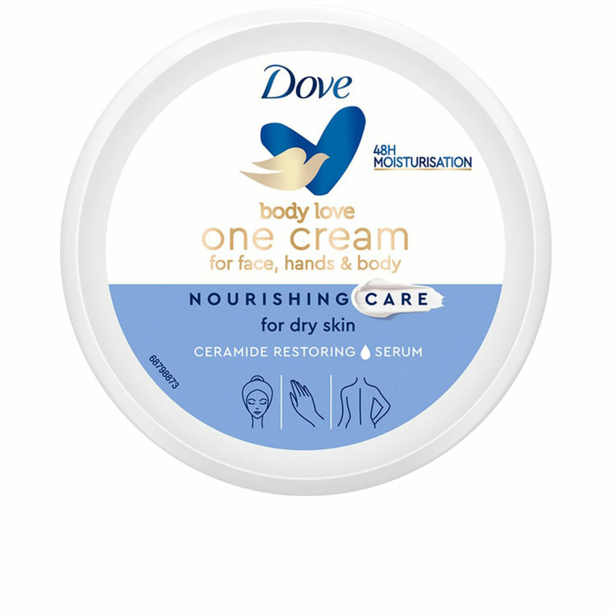 Kūno kremas Dove Body Love 250 ml